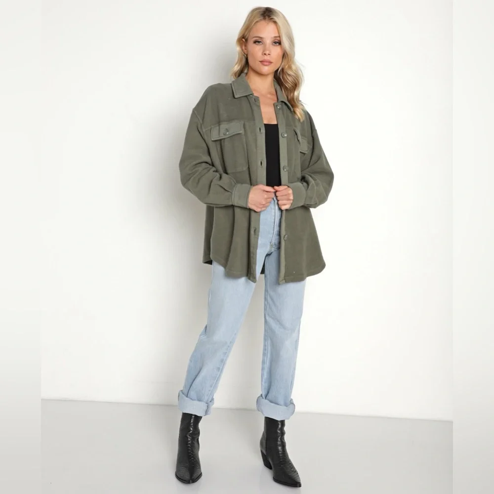 Olive Green Women's Sweater - Picture 1 of 4
